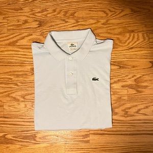 Light blue Lacoste polo size - 7